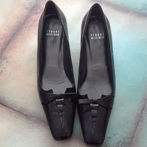 Stuart Weitzman low heel Black pumps